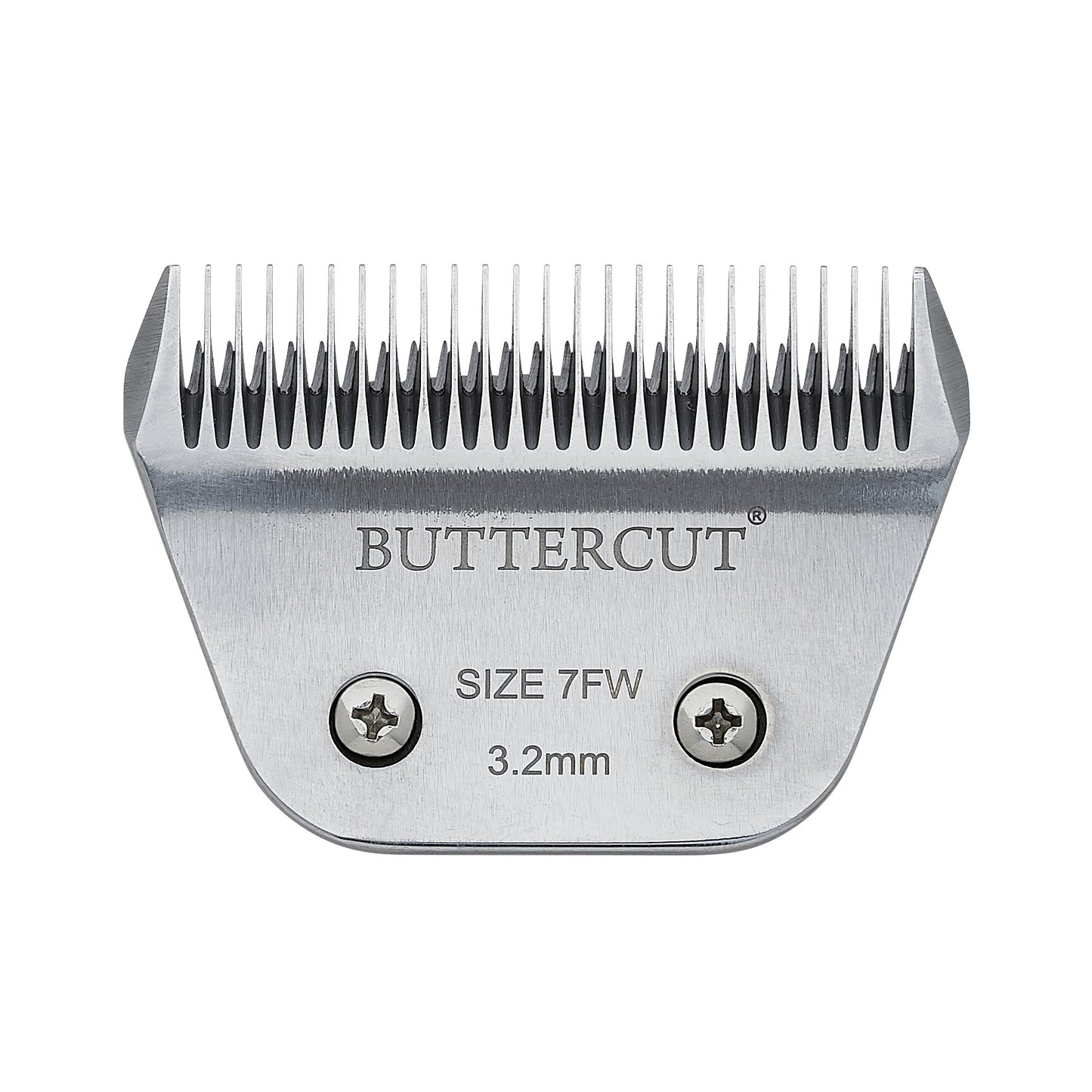 # 7F Wide Buttercut Stainless Steel Clipper Blade SKU : SS-7F-W