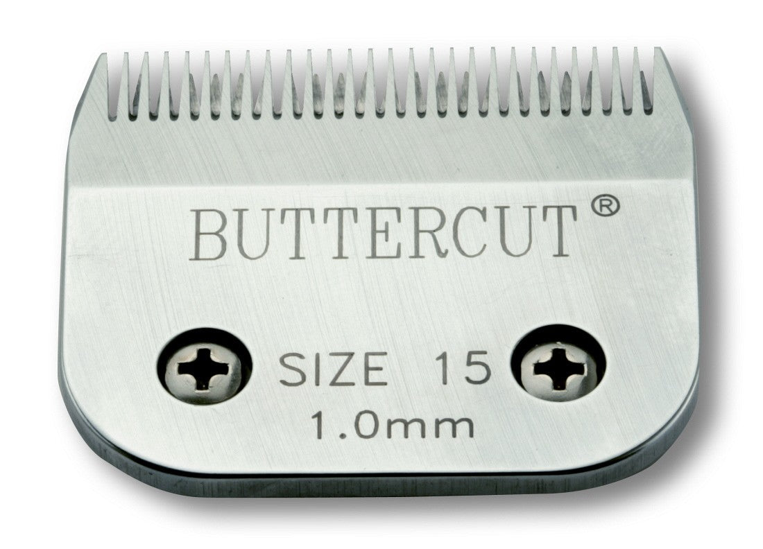 # 15 Buttercut Stainless Steel Clipper Blade SKU : SS-15