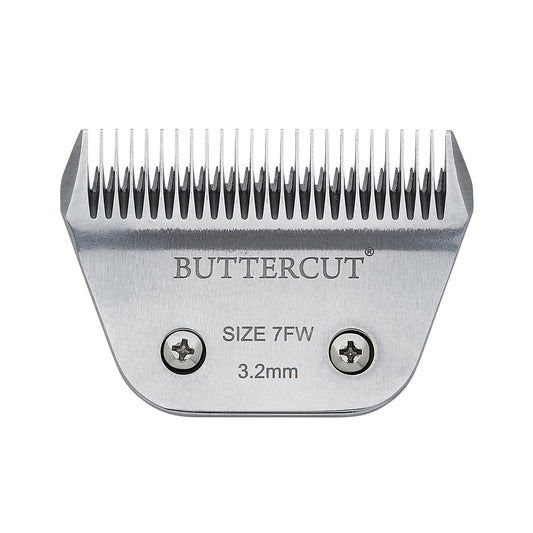 # 7F Wide Buttercut Stainless Steel Clipper Blade SKU : SS-7F-W